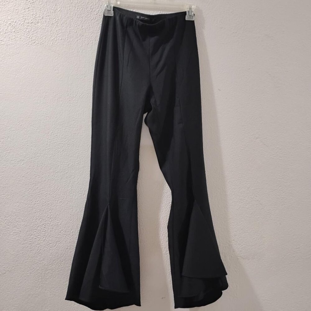 ZARA-S= PANT- WIDE PLEATS TIP trousers leggings PANT- WIDE PLEATS TIP